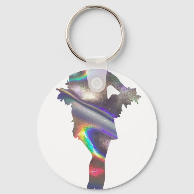 holographic flapper key ring (Front)