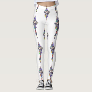 holographic flapper leggings