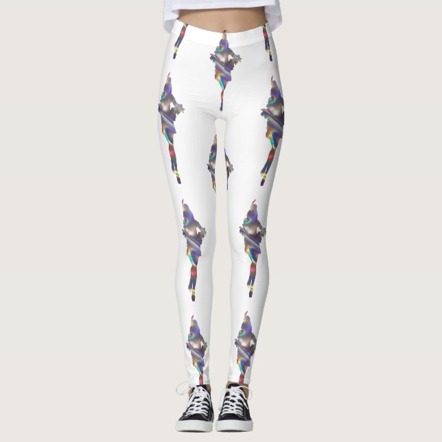 holographic flapper leggings (Front)
