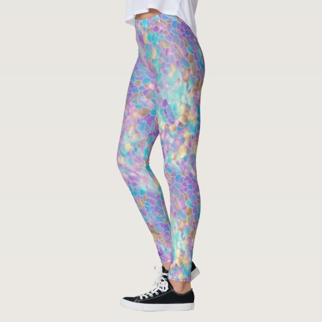 Holographic Foil Leggings (Left)