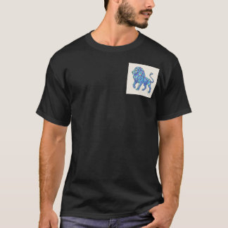 Holographic Geometric Lion Tee