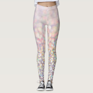 Holographic Glam Glitter Leggings