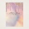 Holographic Glitter Drips Earring Display Card