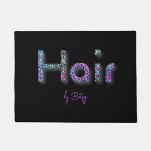 Holographic Glitter Hair Stylist  Doormat