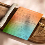 Holographic Gradient Lash Client Record Map Flyer<br><div class="desc">Tailor your service details and keep your client records organised with our Client Record Card. Designed for eyelash businesses,  this card enables you to craft a customised "Lash Map" and include essential notes. Ensure a detailed and well-organised client registry for delivering a personalised and efficient service.</div>