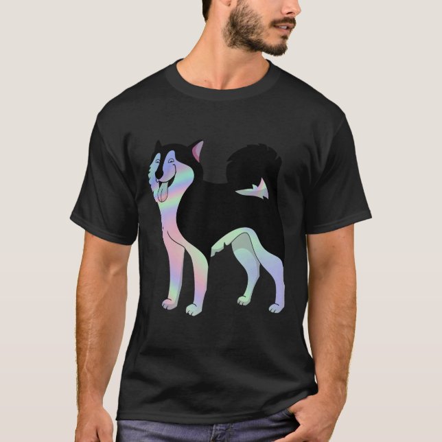 Holographic Husky T-Shirt (Front)