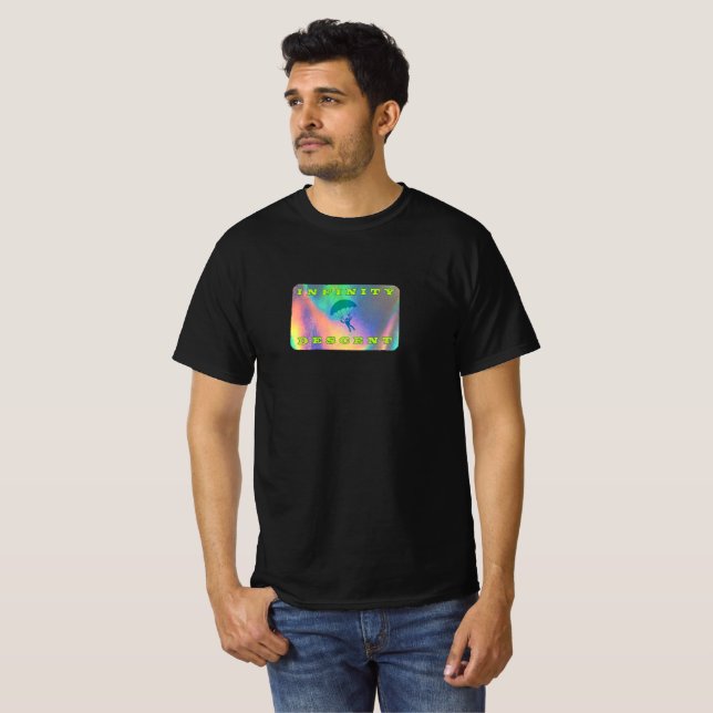 Holographic Infinity Descent  T-Shirt (Front Full)