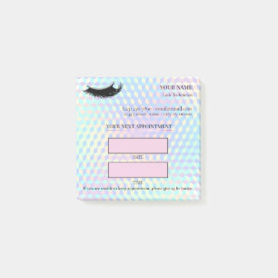 Holographic Lash appointment Post-it Notes