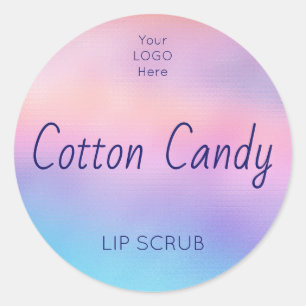 Holographic Lip Scrub Product Label
