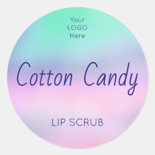 Holographic Lip Scrub Product Label