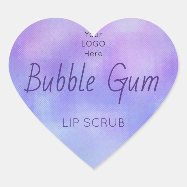 Holographic Lip Scrub Product Label (Front)