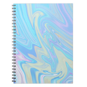 Holographic Marble Notebook
