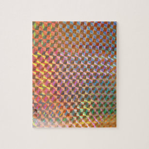 holographic metal photograph colourful design jigsaw puzzle