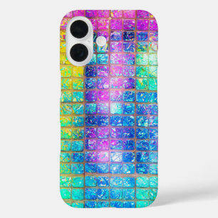 Holographic Mosaic Tile Rainbow Phone Case