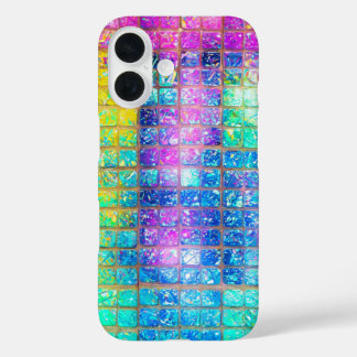 Holographic Mosaic Tile Rainbow Phone Case