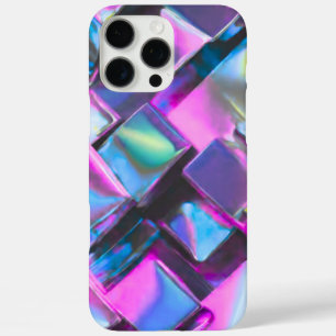 Holographic Neon Glow Aesthetic iPhone 16 Pro Max Case