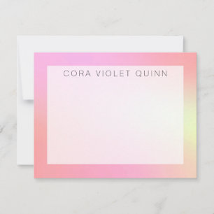 Holographic Ombre Card