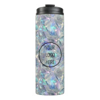 Holographic Opal Stone Background