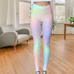 Holographic pink purple mint leggings<br><div class="desc">Holographic,  pink,  purple and mint green pastels.</div>