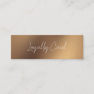 Holographic Signature Modern Pink Loyalty Card