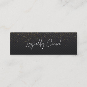 Holographic Signature Modern Pink Loyalty Card