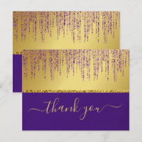 Holographic Signature Script Modern Gold Glitter