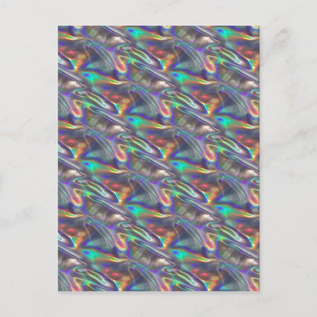 holographic silver postcard (Front)