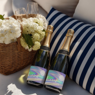 Holographic Space Last Disco Bachelorette  Sparkling Wine Label