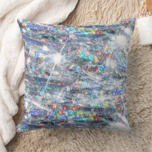 Holographic Sparkle Glitter Cushion