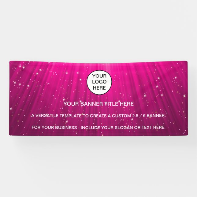 Holographic Sparkle Opal Iridescent business sign (Horizontal)