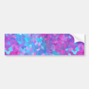 Holographic Sparkles Pattern Bumper Sticker
