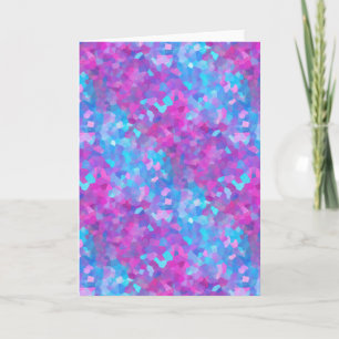 Holographic Sparkles Pattern Card