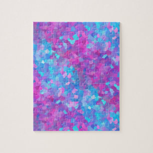 Holographic Sparkles Pattern Jigsaw Puzzle