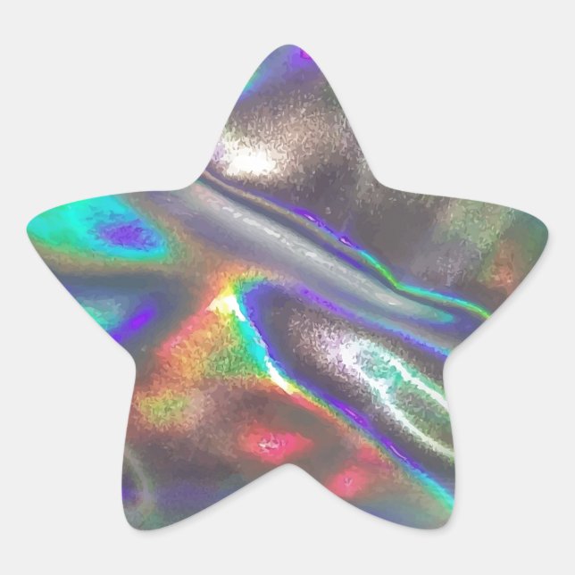 holographic star sticker (Front)