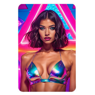 Holographic Swimsuit Model Magnet