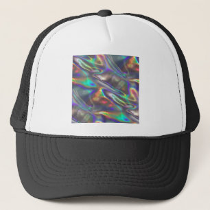 holographic trucker hat
