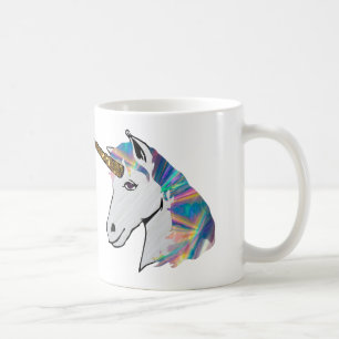 holographic unicorn coffee mug