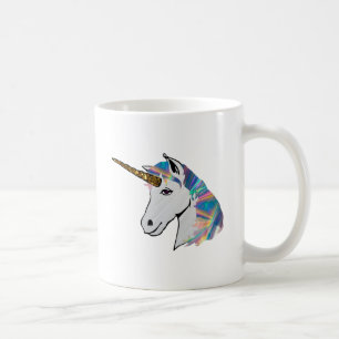 holographic unicorn coffee mug