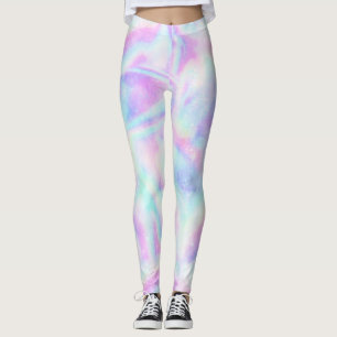 Holographic Unicorn Galaxy Print Leggings