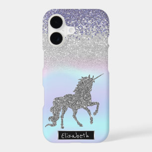 Holographic Violet Diamonds, Glitter Unicorn