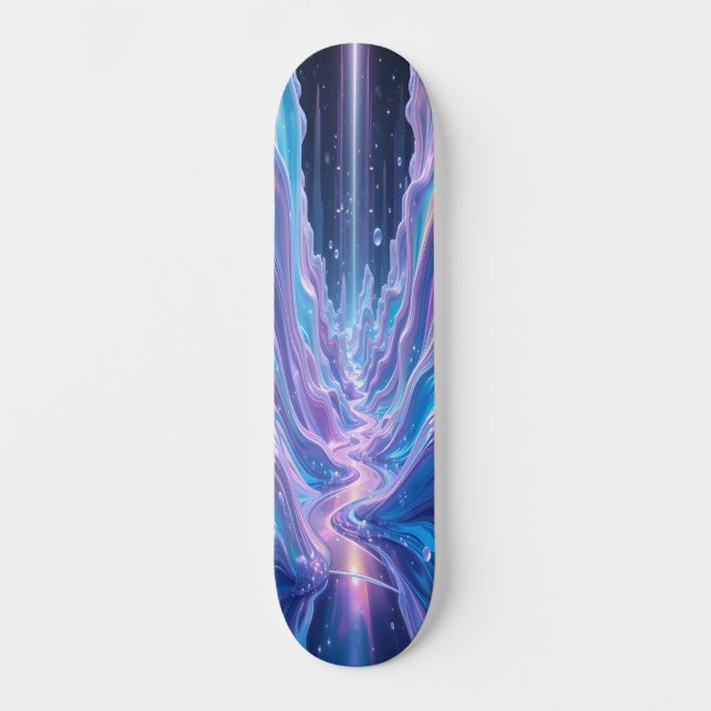 Holographic Waves Edition 1 Skateboard (Front)