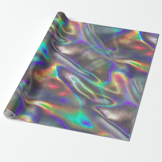 holographic wrapping paper (Unrolled)