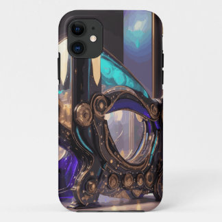 HoloSpectra  Futuristic Holographic Illusion Art  iPhone 11 Case