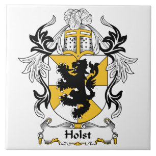Holst Family Crest Ceramic Tile
