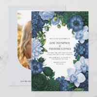 Holstein Blue, Silver Slate & Smoky Pine Wedding