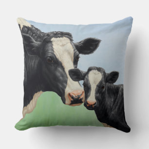 Holstein Cow and Calf Cushion