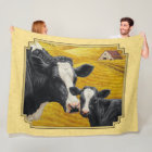 Holstein Cow and Calf Farm Yellow