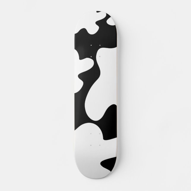 holstein cow pattern copy skateboard (Front)