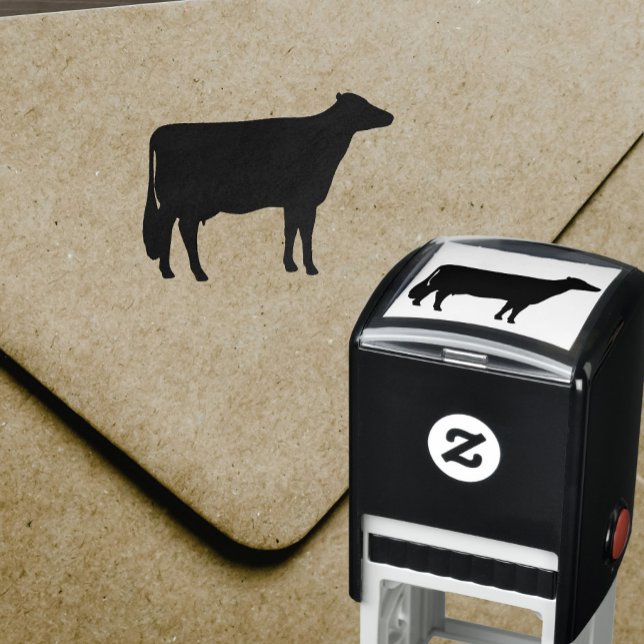 Holstein Cow Silhouette Self-inking Stamp (Creator Uploaded)