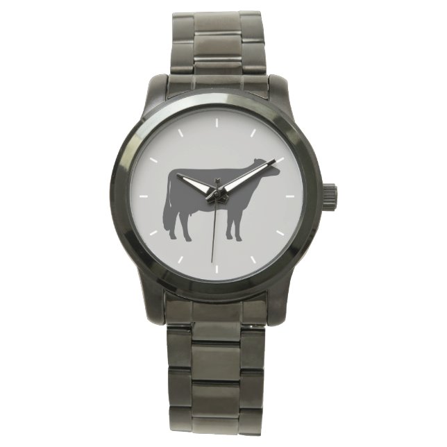 Holstein Cow Silhouette Watch (Front)
